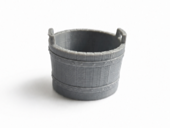Viktorianischer Mini-Eimer Puppenhaus-Waschküchen-Deko Miniatur 1:12 Möbel