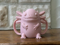 Halter für Trinkpäckchen Axolotl