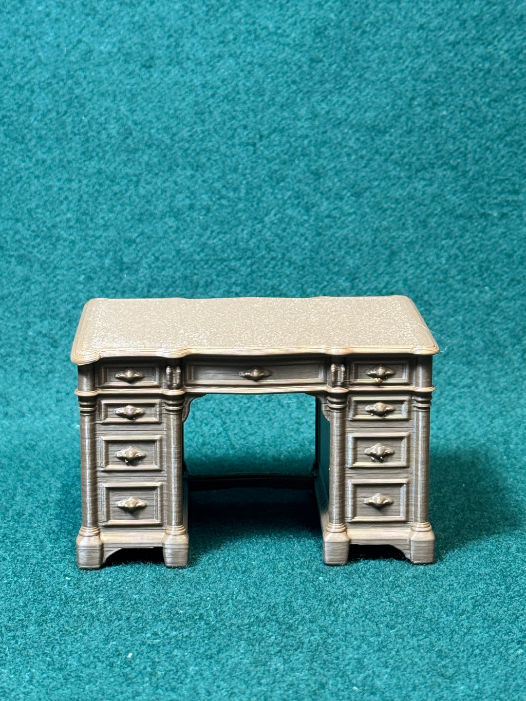 Puppenhaus Mini Schreibtische aus der Viktorianischen Ära 4 Miniatur 1:1 Nr. 2