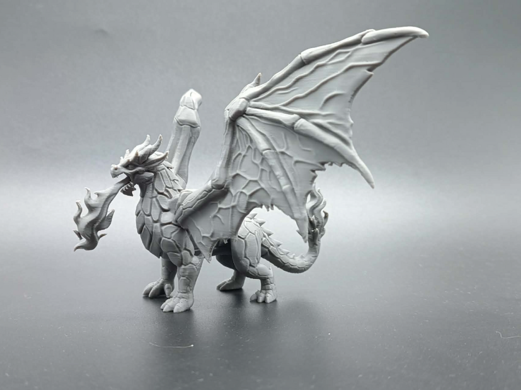 Vulkanischer Drache Figur Deko