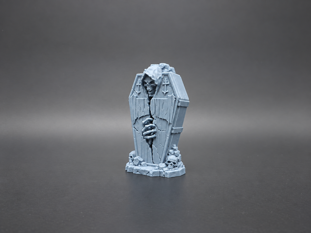 Halloween Sarg Grabstein Figur Deko