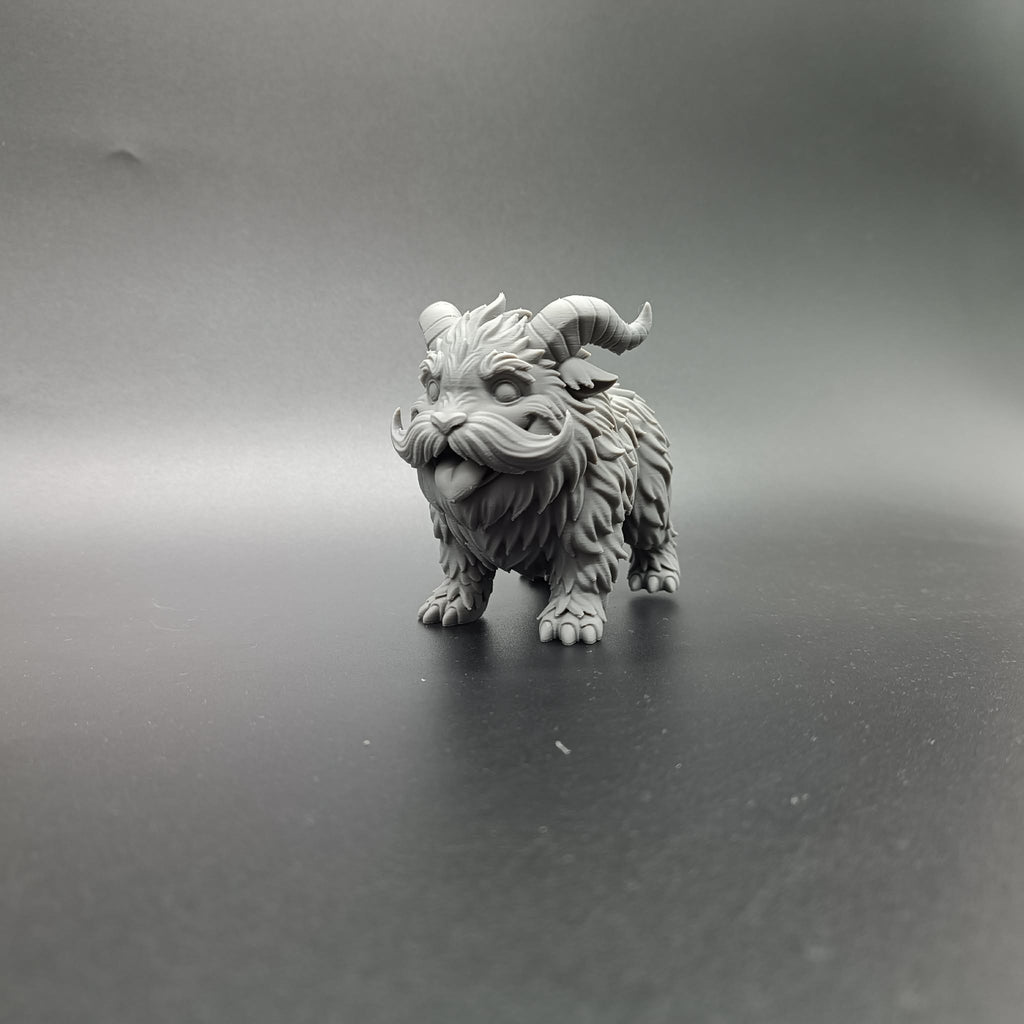 Chibi flauschige Monsterfamilie Niedliche e Figur Deko