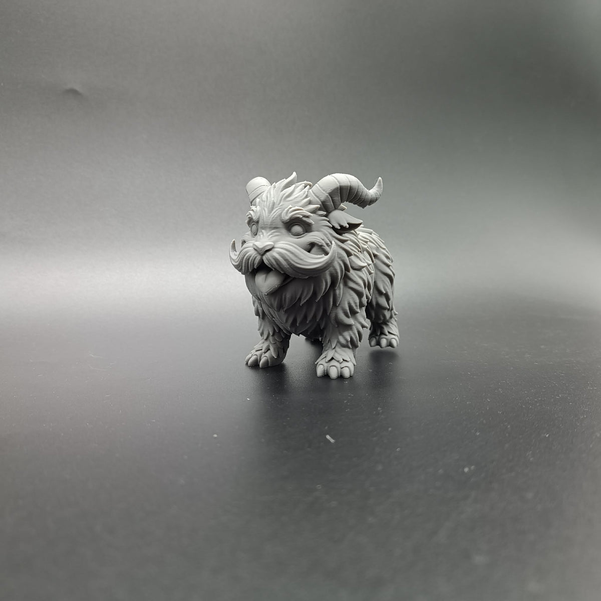 Chibi flauschige Monsterfamilie Niedliche e Figur Deko