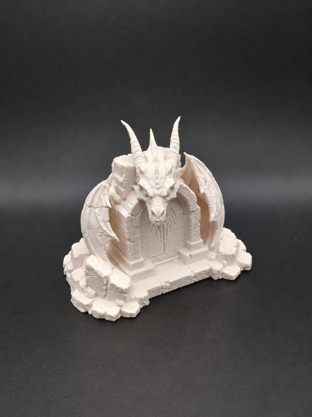 Drachengrab Dunkles Fantasy-Monument Figur Deko