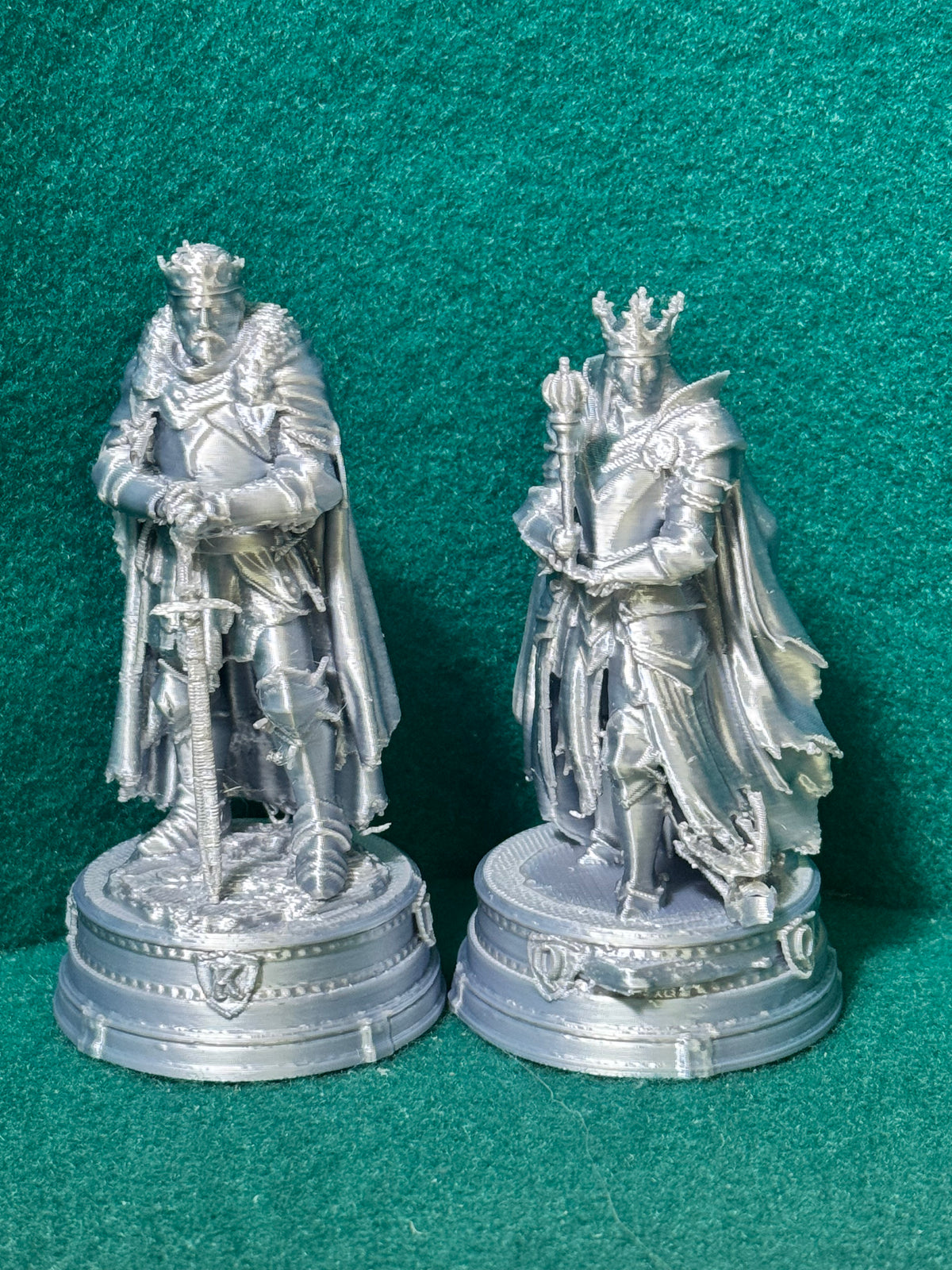 Ritter vs. Drachen Serie 2b GEPANZERTE Figur Deko Statue Fantasy Miniatur