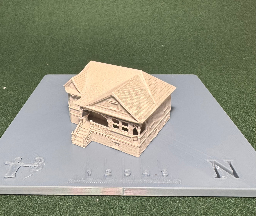 HO & N Struktur Queen Anne Cottage Modelleisenbahn H0 Spur N Diorama