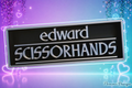 Edward Scissorhands - Johnny Depp inspiriertes Schild - Fan Art - Merchandise-SIGN/Schild