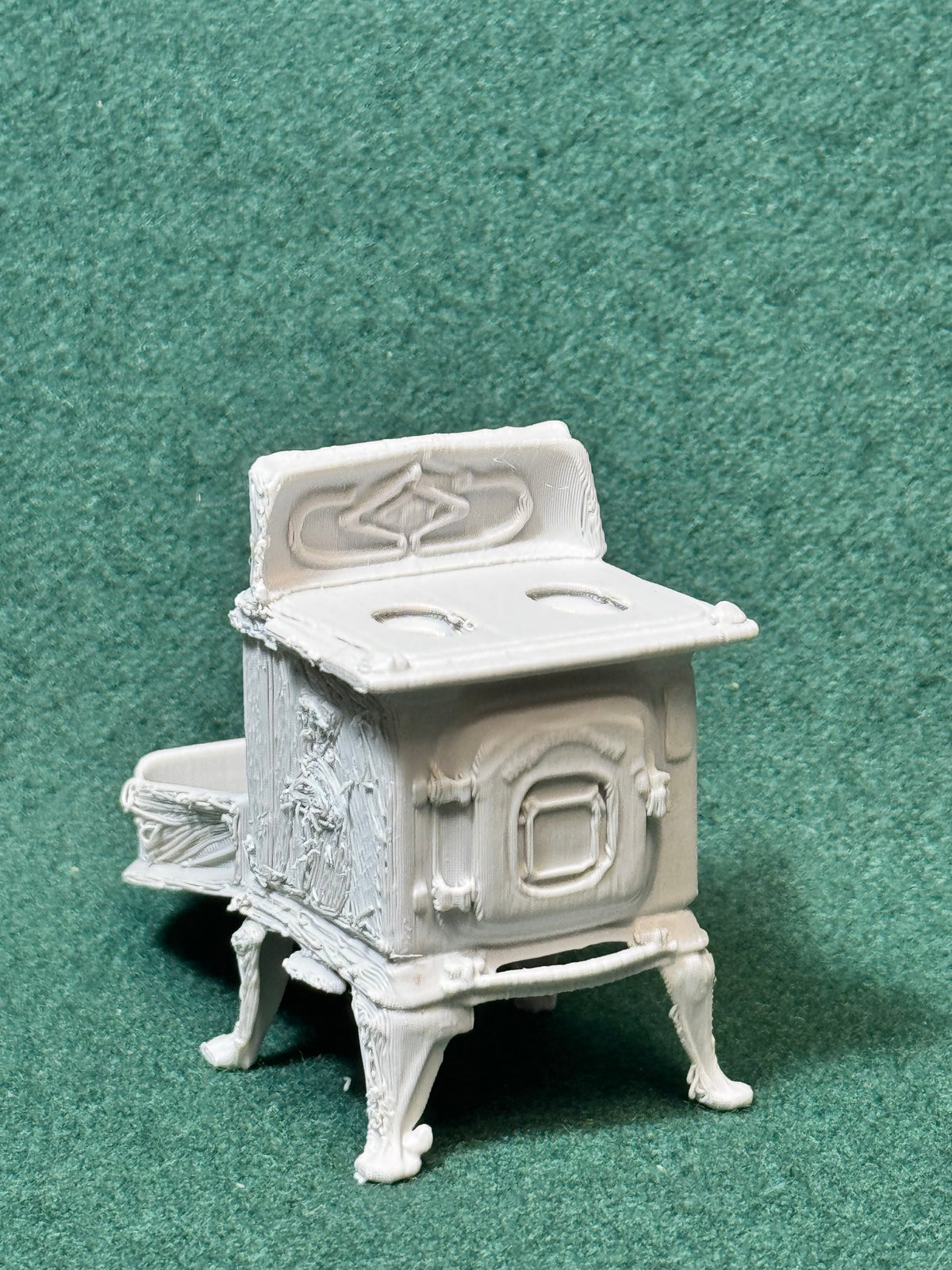 Puppenhaus Mini Viktorianische Ära Gusseisenherd 5 Miniatur 1:12 Diorama