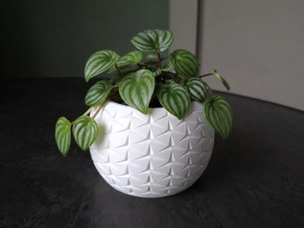 Geometrischer Pflanztopf für Pflanzen Blumentopf Übertopf Weihnachten süß