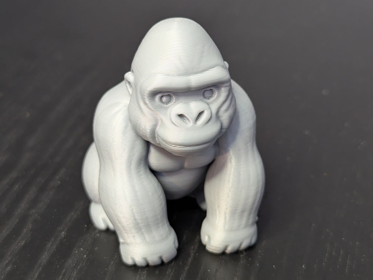 Chill Gorilla dein muskulöser Schreibtisch-Kumpel Figur Deko Statue Tiere