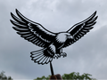Fliegender Adler 2D Wandkunst Wandbild Wanddeko Wanddekoration Tierfigur