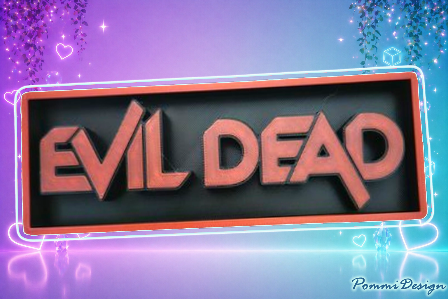 Evil Dead -  inspiriertes Schild - Fan Art - Merchandise-SIGN/Schild