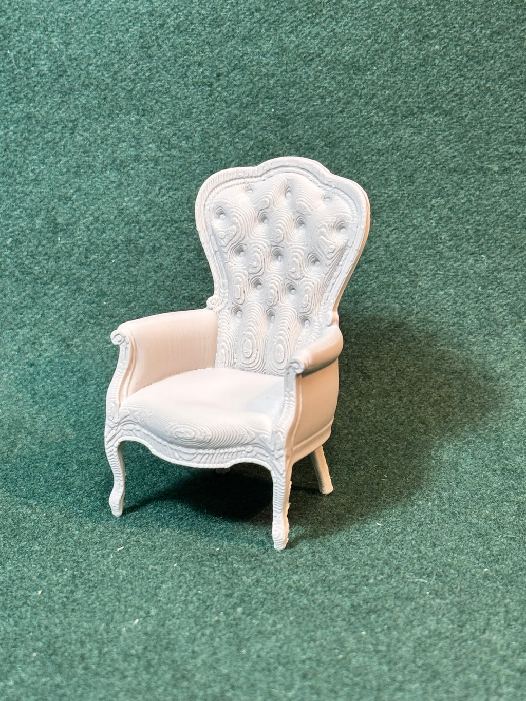 Puppenhaus Mini Viktorianische Ära Sessel 5 Miniatur 1:12 Puppenstube