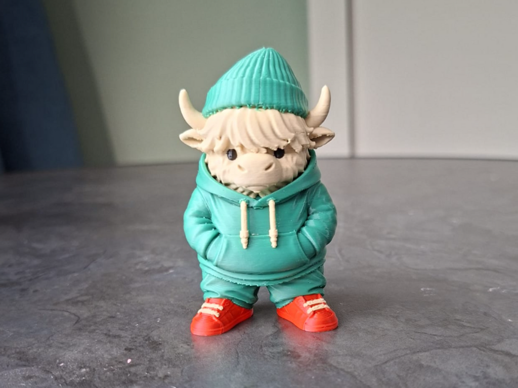 Highland Hype Beast Figur Deko Statue Weihnachten Weihnachtsdeko Advent