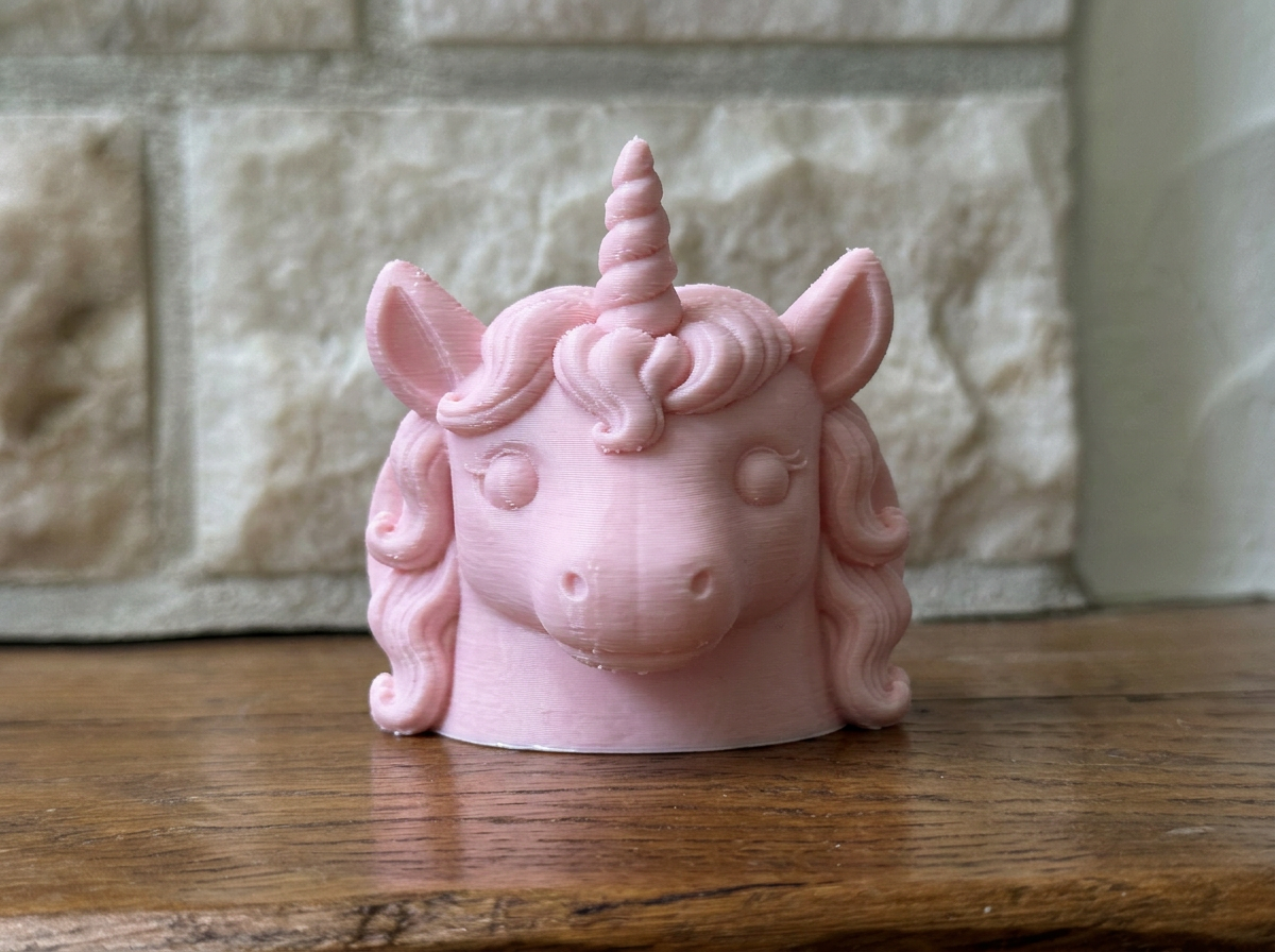 Halter für Trinkpäckchen Einhorn Variante 2