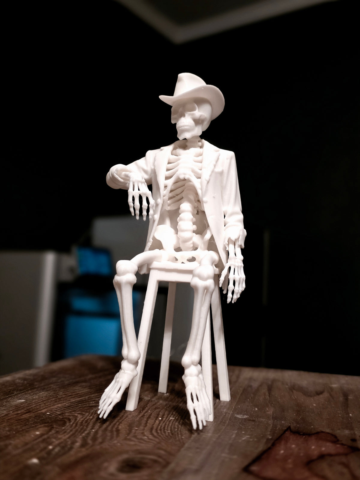 Skelett Bar vergessen Figur