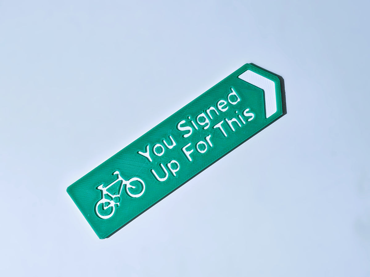 Schild Fahrradroute