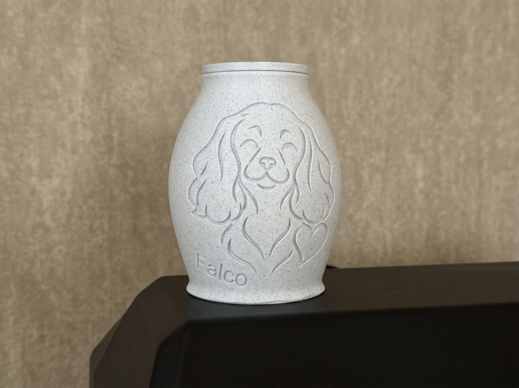 Tierurne Cavalier King Charles Linien-Design