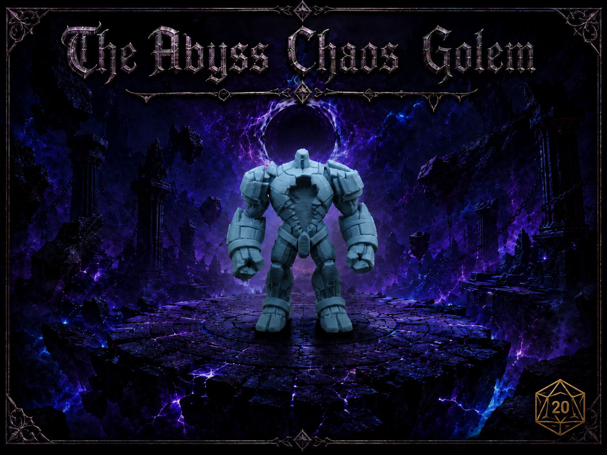 Der Abyss Chaos Golem RPG Fantasy Miniatur