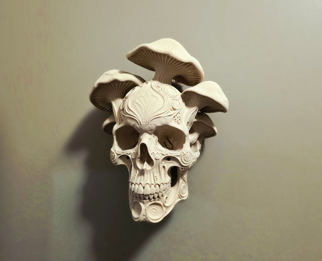 Pilz Totenkopf Wanddeko