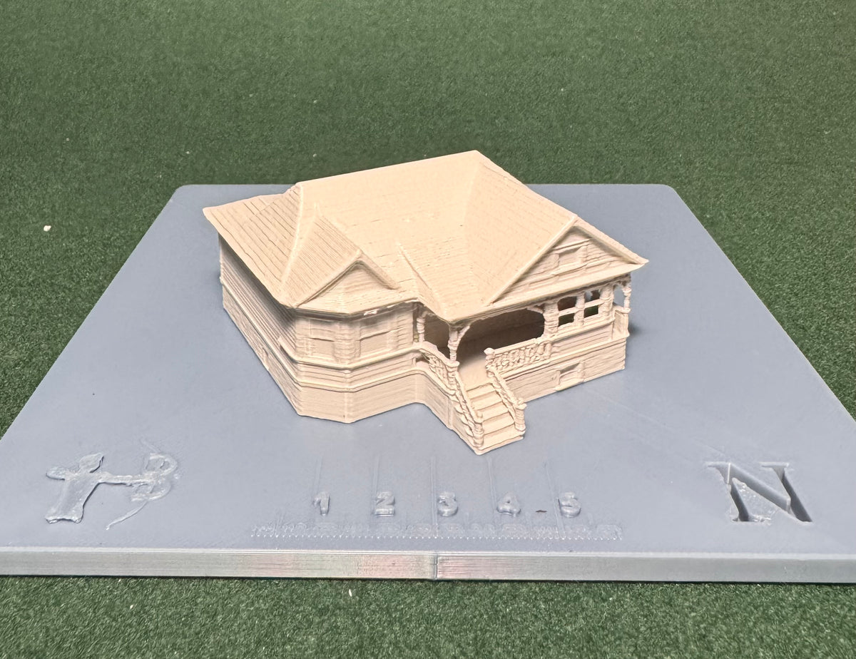 HO & N Struktur Queen Anne Cottage Modelleisenbahn H0 Spur N Diorama