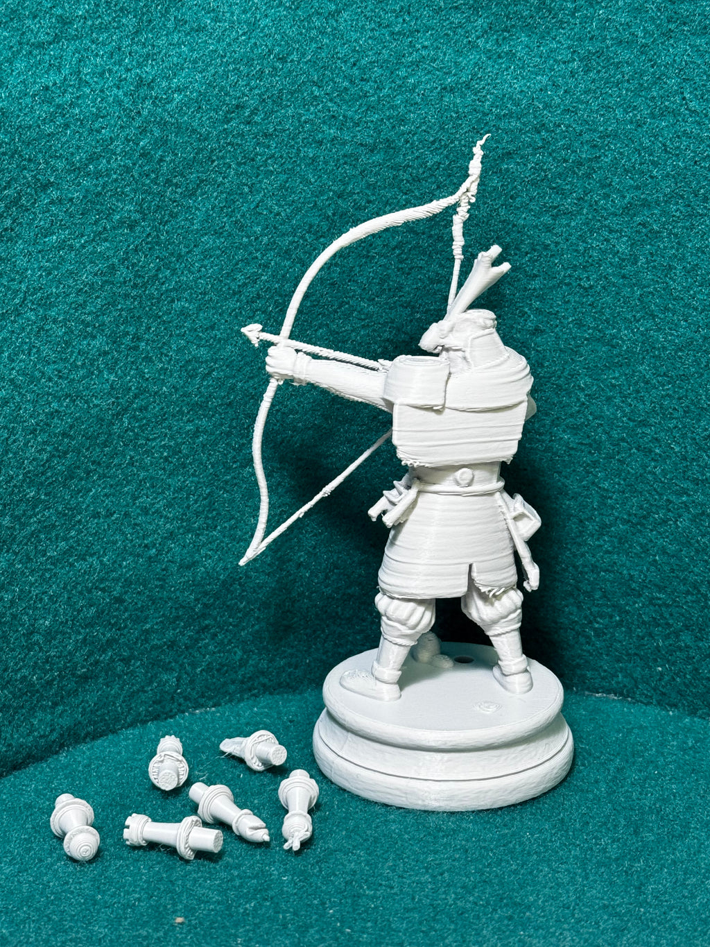 Samurai-Krieger-Schachset Schachspiel Sammlerstück Deko Geschenk