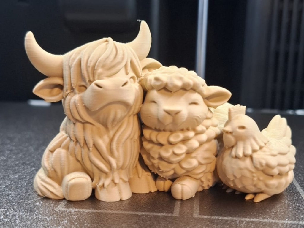 Bauernhof-Kuscheltruppe Zu süß um sie zu trennen Figur Deko Statue Ostern
