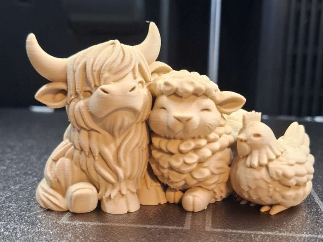 Bauernhof-Kuscheltruppe Zu süß um sie zu trennen Figur Deko Statue Ostern