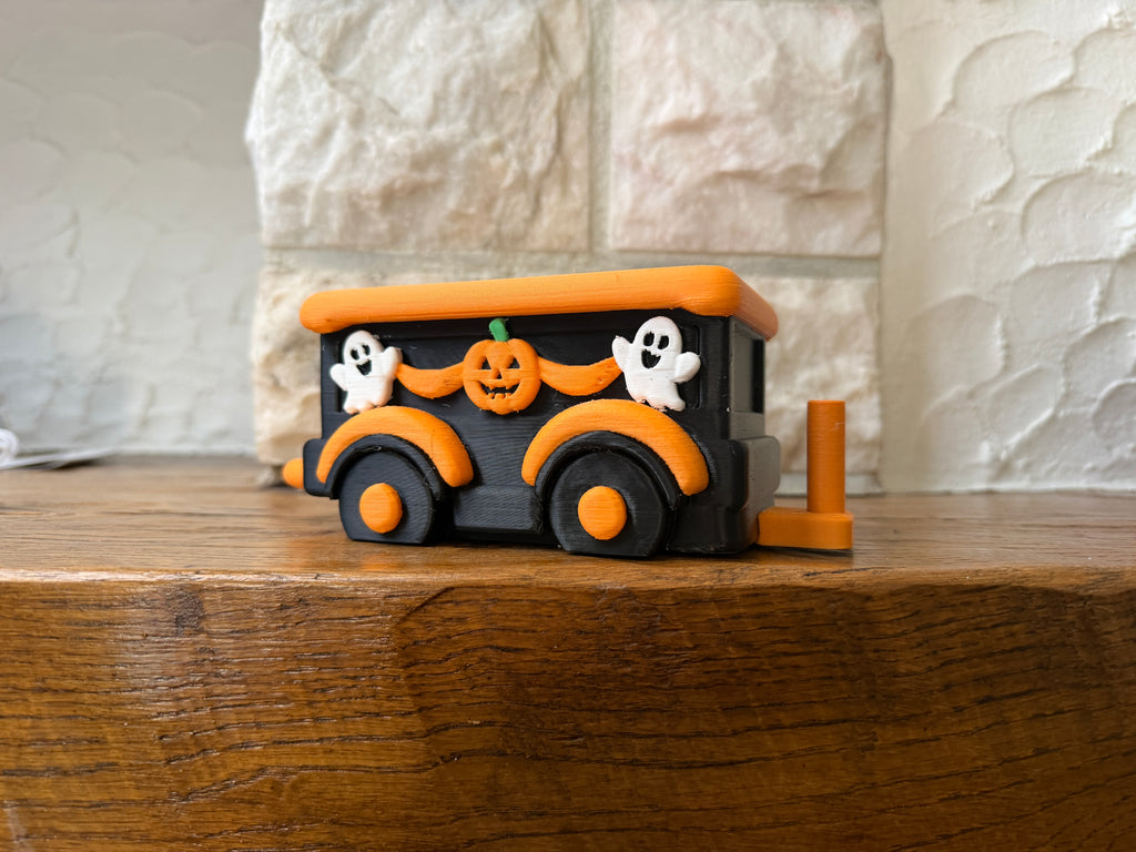 Halloween Zug Deko modular mit Drehverschluss