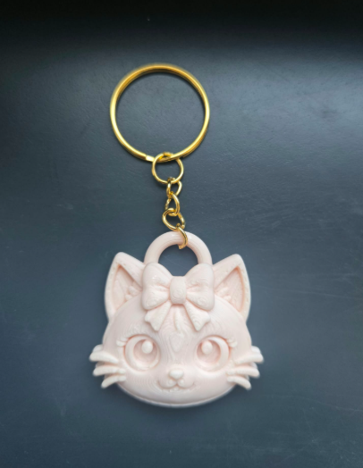Niedlicher Katzenanhänger Schlüsselanhänger Taschenanhänger & Medaillon ohne