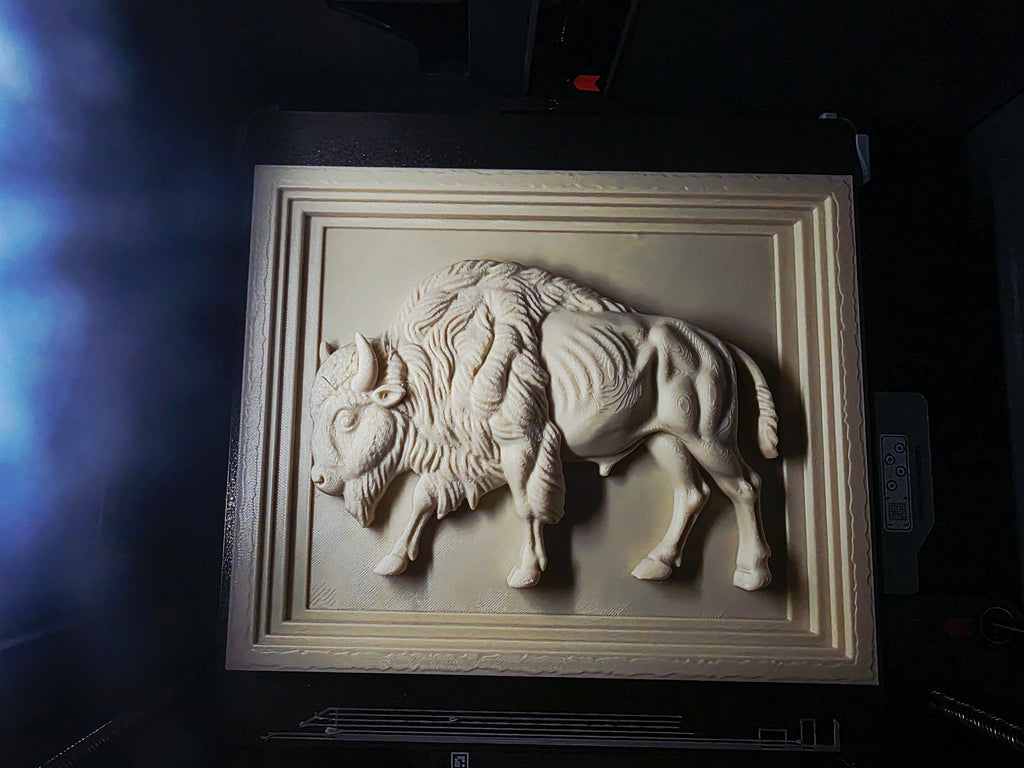 Bison Wandbild