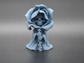 Blütenblätter des Jenseits Halloween Rosen Sensenmann Figur Deko