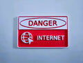 Schild Gefahr Internet