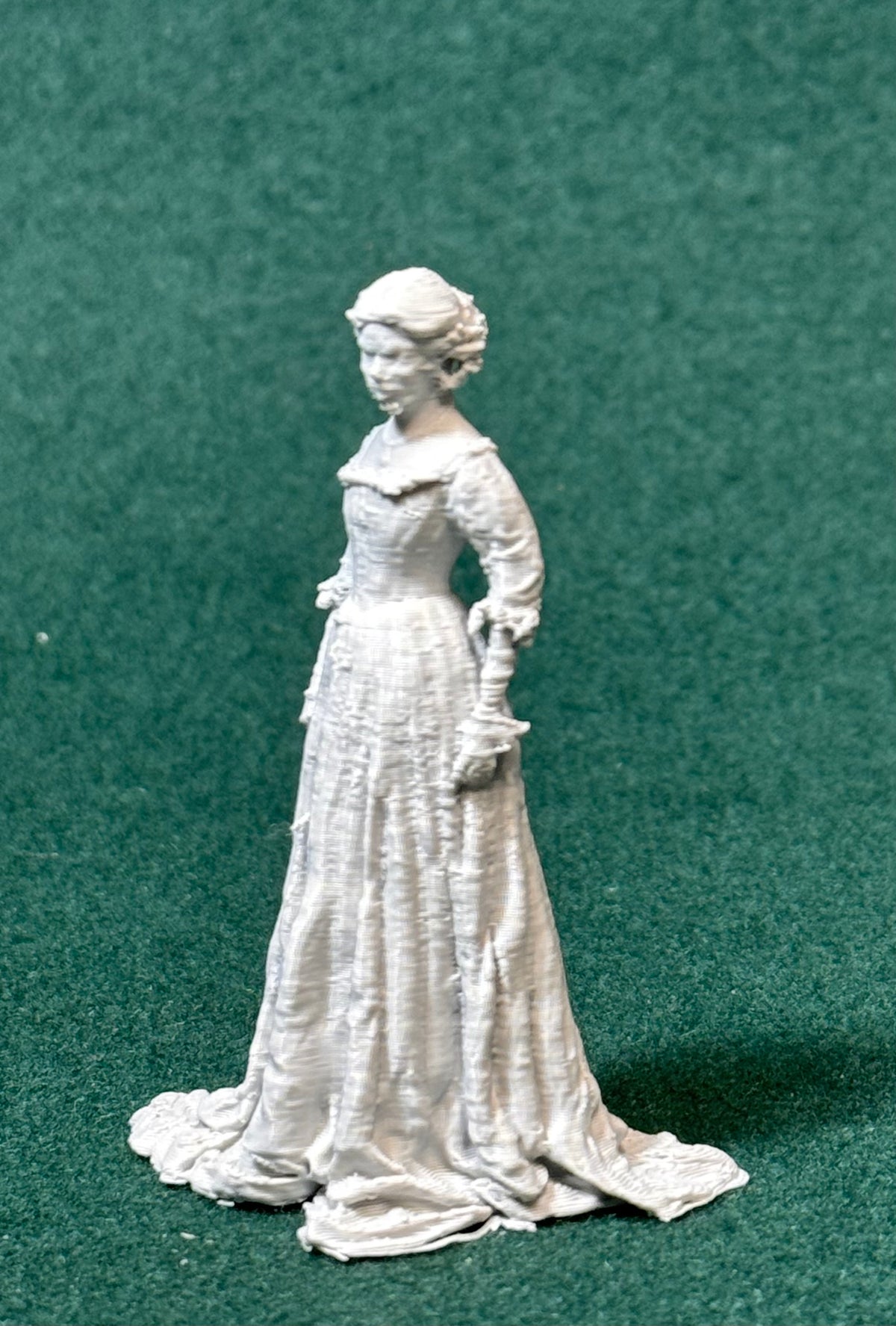 1880er 7 Frauen der Mittelklasse Personen 0029 Figur Deko Statue Fantasy