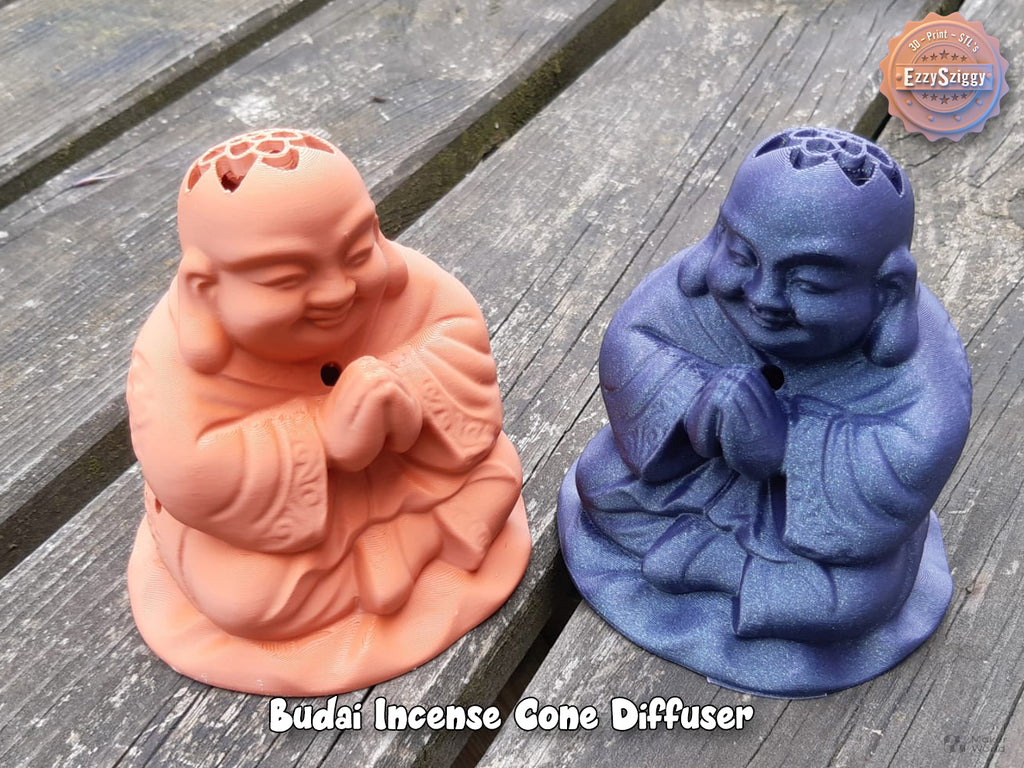Budai Räucherkegel-Diffusor Figur Deko Statue Skulptur Dekoration Geschenk