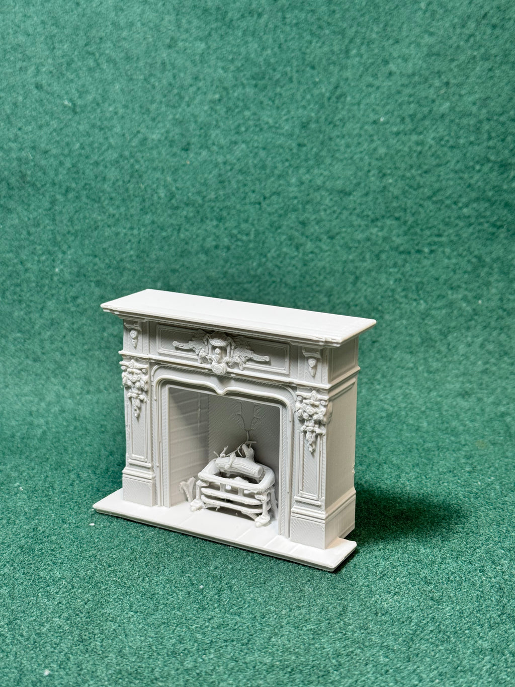 Puppenhaus Mini Kamin aus der Viktorianischen Ära 3 Miniatur 1:12 Diorama