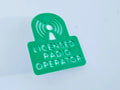 Anstecker Amateurfunker lizenziert