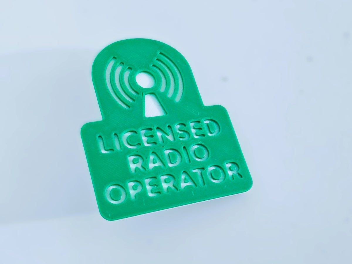 Anstecker Amateurfunker lizenziert