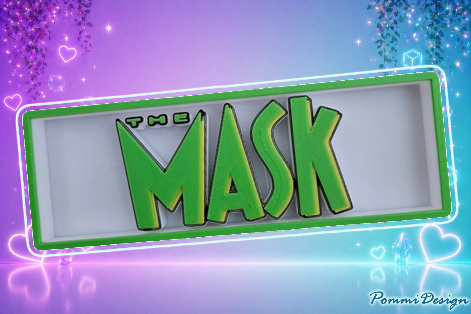 Mask - inspiriertes Schild - Fan Art - Merchandise-SIGN/Schild